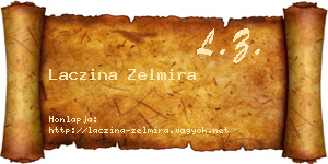 Laczina Zelmira névjegykártya